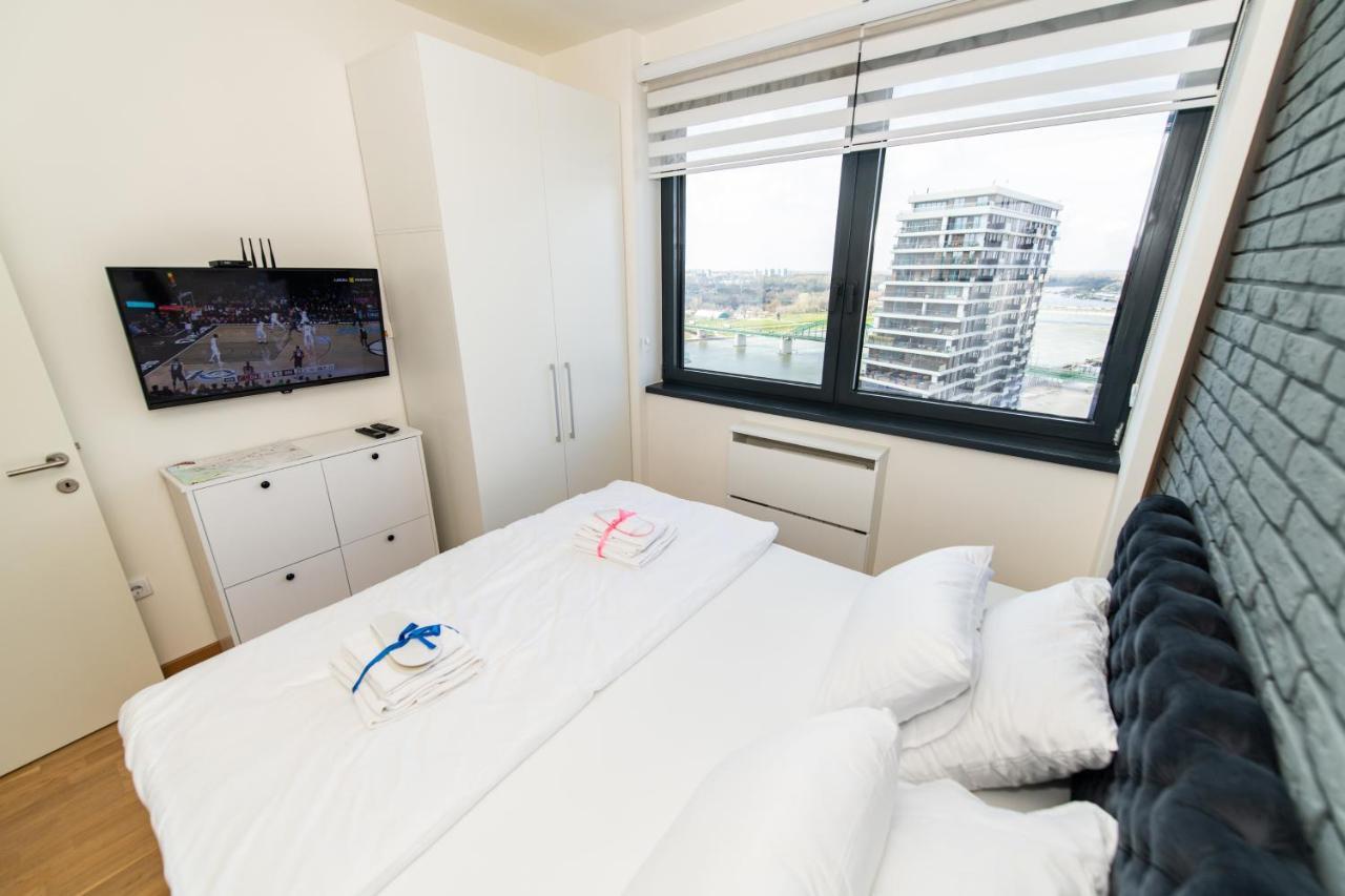 Ferienwohnung Modern Luxury In Belgrade Waterfront With Views Exterior foto